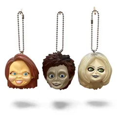 チャッキー CHUCKY キョロ目フェイスマスコット 3点セット （チャッキーA／グレン／ティファニー）