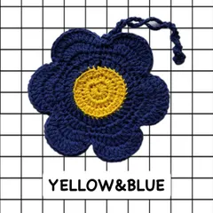 【handmade】かぎ編み　フラワーポーチ　小物入れ　AirPodsケース　ハンドメイド　韓国　推し活