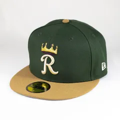 【ニューエラ正規品】ニューエラ New Era® NEW ERA® 帽子 キャップ 59FIFTY カンザスシティ・ロイヤルズ Happy Holidays ダークシーウィード カーキ(商品番号：14866618)