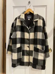 80s woolrich コート ジャケット ウールコート チェック バッファローチェック アメリカ製
