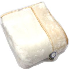 新品】西川リビング シルク毛布 シングル140×200cm クリーム 2枚組
