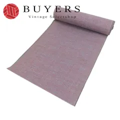 【中古】 反物 着尺 ウール パープル 紬 和装 呉服 和服 きもの レディース 女性