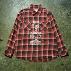LOOSEJOINTS × RAFU - TURTLEHEADS - 'Confucius' FLANNEL SHIRT S ルーズジョイント ラフ フランネルシャツ