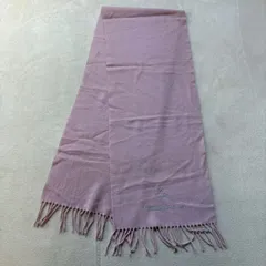 Vivienne Westwood ACCESSORIES （ヴィヴィアンウエストウッド） ストール マフラー 無地 ピンク ORBマーク 刺繍ロゴ イタリア製