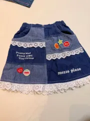 メゾピアノ デニム スカート 120