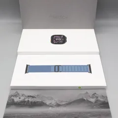 【新品未開封】Apple Watch Ultra3 49mm GPS+Cellular MF254J/A+MG9M4FE/A ブラックチタニウム/ライトブルーアルパインループ L アップルウォッチ 本体