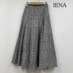 イエナ フラワー 刺繍 タック フレア スカート 花柄 総柄 24-060-900-5010-3-0 レディース 34 ISItems【USED】【古着】【中古】50147892