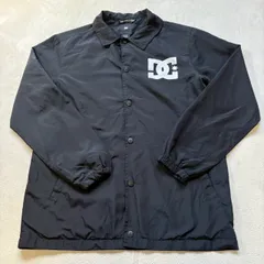 DC Shoes （ディーシーシューズ） ナイロンジャケット ボタンジャケット コーチジャケット プリントロゴ クイックシルバージャパン メンズ Mサイズ