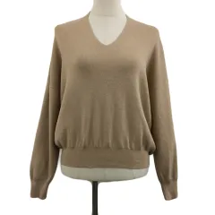 ビーミングバイビームス B:MING LIFE STORE by BEAMS セーター ニット プルオーバー Vネック 無地 長袖 ONE ベージュ