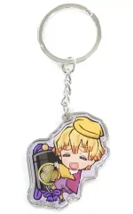 【中古】雑貨 我妻善逸(黄門さま) メタルキーホルダー 「鬼滅の刃」 茨城限定