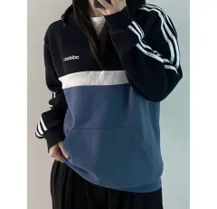 アディダス ハーフジップ フーディー