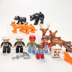 レゴデュプロ　動物とフィギュアのセット 11体