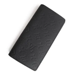 ルイ ヴィトン ポルトフォイユ ブラザ 二つ折り財布 モノグラムトリヨン レザー ノワール ブラック ブラック金具 M69038 箱付 LOUIS VUITTON（未使用　展示品）