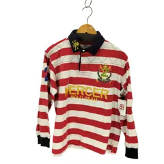 ポロバイラルフローレン Polo by RALPH LAUREN 90s CUSTOM FIT MERCER 刺繍 ナンバリングラガーシャツ メンズ JPN：L 