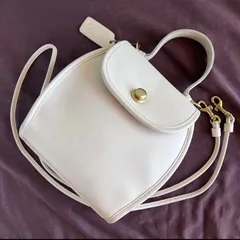 Rare Vintage Coach Derby Bag In Bone Crossbody Handbag