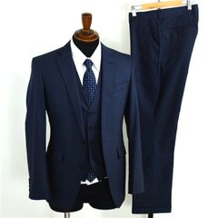 スーツセレクト 3ピース 2つボタン シングルスーツ S Y4 ダーク