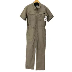 ユーズドフルギ USED古着 WM BEST シーチング 半袖 ツナギ メンズ L