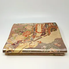 中古美品　帯　袋帯　4点まとめ　セット　1点新品糸付き　ゴールド系　華やか　管理番号KKVKO814