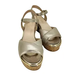 ダイアナ DIANA ラメ ウェッジソールサンダル レディース JPN：L 