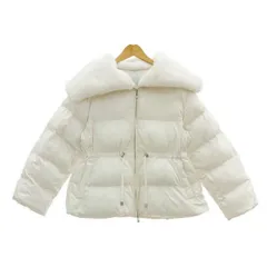 CELFORD セルフォード ファー衿付き中綿コート CWFC235013 23AW ファー取り外し可能 レディース サイズ36 アイボリー アウター DL17412■