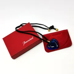 Baccarat バカラ　ネックレス　ブルーハート　トップ取り外し可　箱　保存袋あり　中古美品　管理番号KKVTRKO115のサムネイル