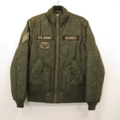 【姫路東店】 中古 AVIREX | アヴィレックス ミリタリージャケット キルトアーミージャケット 6162141 カーキ サイズ：M 【93】