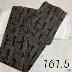 専用b660 正絹 袷 訪問着 作家物 落款 黒地 トールサイズ 極美品 着物