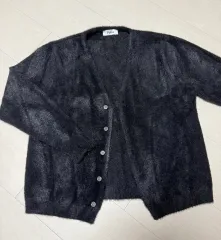 メンズ pulse アンゴラ カーディガン