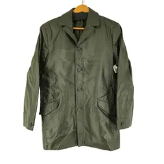 ユーズドフルギ USED古着 レザー ハーフコート メンズ 表記無