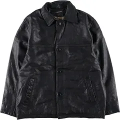 古着 ABRAMS レザーコート メンズL相当/eaa568259