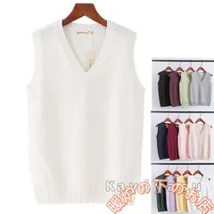 ゴルフ レディース ニット ゴルフウェア アウター Vネック 秋冬 新作 レディース プルオーバー ノースリーブ 学院風051525