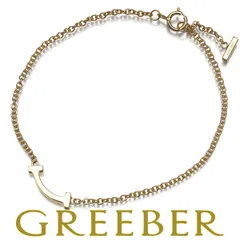 ティファニー ブレスレット Tスマイル ミニ K18YG #181167