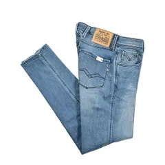 REPLAY リプレイ / ANBASS デニムジーンズ ストレッチパンツ メンズ SLIM FIT スリムフィット ウォッシュドブルー M914Y 429343