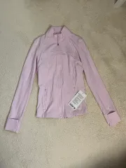 ルルレモン Define ジャケット 6 pink organza