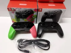 Nintendo Switch Pro コントローラー/スプラトゥーン2エディション/2個セット！