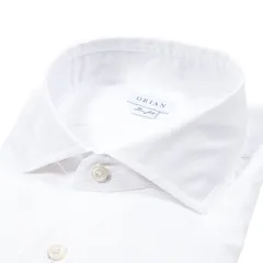 ORIAN オリアン / ドレスシャツ ワイシャツ ホリゾンタルカラー 長袖 メンズ Slim Fit スリムフィット コットン100% ホワイト / 25-26AW / 426984