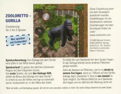 【中古】ボードゲーム ズーロレット：ゴリラ 第2版 多言語版 (Zooloretto： The Gorilla )