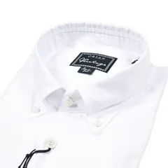 ORIAN オリアン / Vintage Regular Fit レギュラーフィット ドレスシャツ ワイシャツ ボタンダウン 長袖 メンズ ナチュラルストレッチ コットン100% ホワイト / 25-26AW / 426841