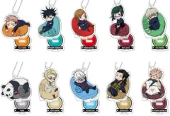 【中古】収納・携帯用アイテム 全10種セット 「スタンドミニアクリルキーホルダー 呪術廻戦 ゆるっとクッションシリーズ」