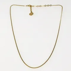 Christian Dior ディオール　ネックレス　チェーン　ゴールドカラー　チェーンネックレス　中古美品　管理番号ARCAMKO471