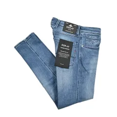 REPLAY リプレイ / ANBASS デニムジーンズ ストレッチパンツ メンズ SLIM FIT スリムフィット ブルー MA914 428691