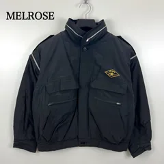 MELROSE 70s JAPAN archive 2way docking jacket M メルローズ 初期 多ジップ 袖脱着 短丈 ブルゾン ジャケット 昭和 ヴィンテージ 希少 ※プル1つ欠品