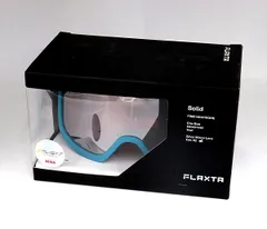 Flaxta/フラクスタ スキーゴーグル Solid Teal ティール/シルバーミラーレンズ 80140 4410 円筒型ダブルレンズ