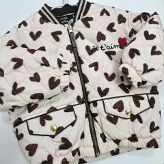 リミテドゥドゥ ハート キルティング アウター s (90) 4-5歳