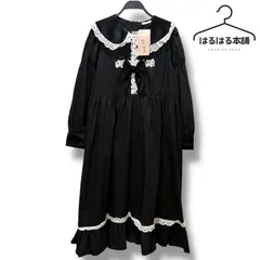 愛野えり／ロリータ／ゴスロリ／ワンピース／ロング／黒／ブラック／シャーロットの日曜日／大きいサイズ／ゆったり／ぽっちゃり／4L