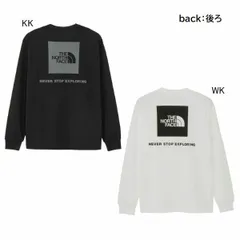 値下げしました！　ザ・ノース・フェイス ロングスリーブバックスクエアロゴティー メンズ 25秋冬 THE NORTH FACE 長袖Tシャツ NT32442 ★6000 メール便配送