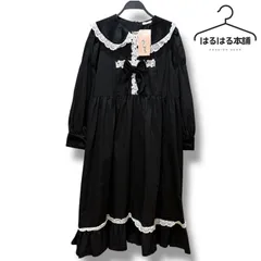 愛野えり／ロリータ／ゴスロリ／ワンピース／ロング／黒／ブラック／シャーロットの日曜日／大きいサイズ／ゆったり／ぽっちゃり／3L