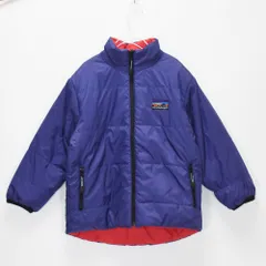 MUCHACHA ムチャチャ 子供服 キッズ 男の子 女の子 110-120  Mサイズ アウター ジャンパー ナイロン 中綿 リバーシブル パープル レッド 紫 赤