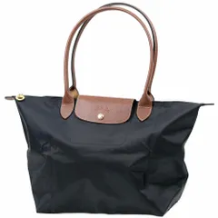 ロンシャン トートバッグ ル プリアージュ オリジナル L トップハンドルバッグ ブラック ブラウン longchamp L1899 089 001 black L1899089001 tote bag L L1899-089-001