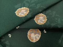平和屋着物●上質な小紋　兎　うさぎ　正絹　逸品　AABE0795ph 平和屋着物○上質な小紋 兎 うさぎ 正絹 逸品 AABD9808ph - メルカリ